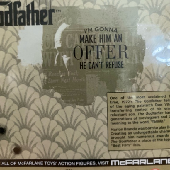 COPY - The Godfather don Vito Corleone from the film The Godfather action figur… - Picture 12 of 15